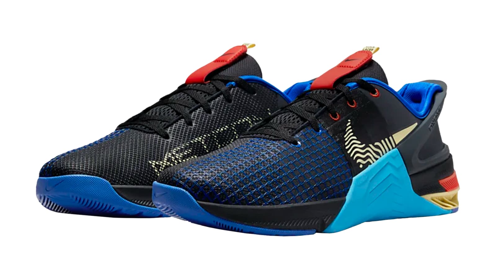 Nike metcon 4 blue sale orange